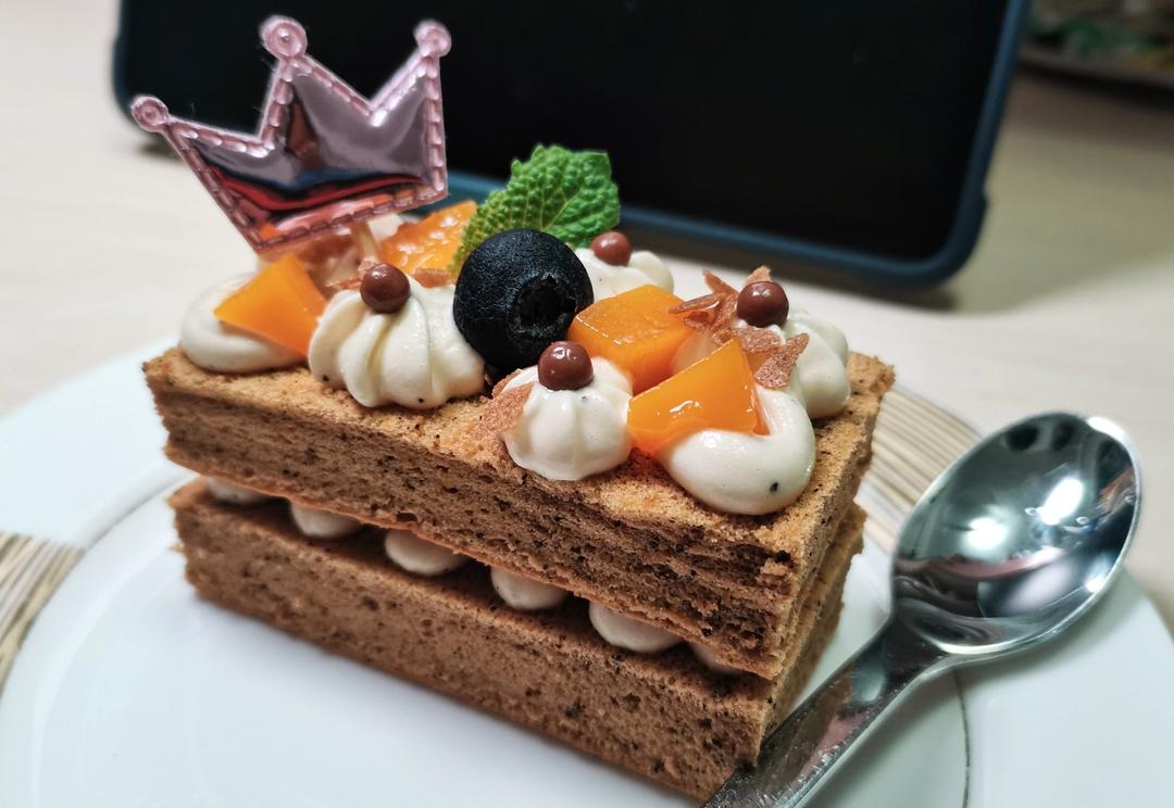 八寸戚风蛋糕🎂生日蛋糕巧克力味