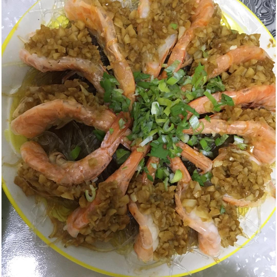蒜蓉粉丝蒸虾