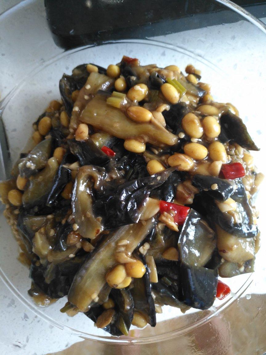 黄豆烧茄子