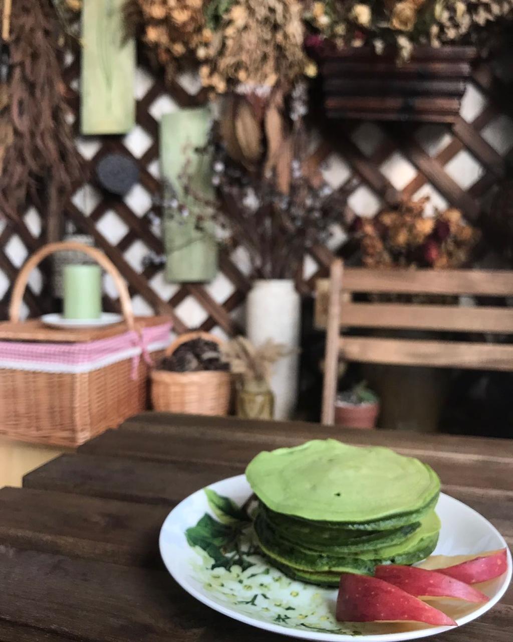 茬早餐8—抹茶松饼（无油）