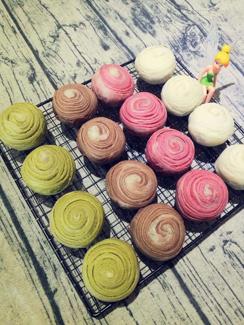 花开富贵之四种口味的椰蓉开口酥