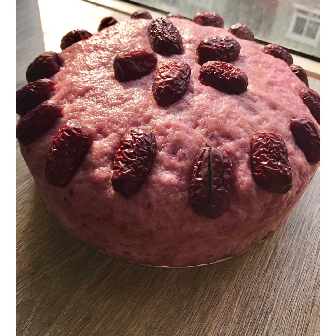 紫薯发糕
