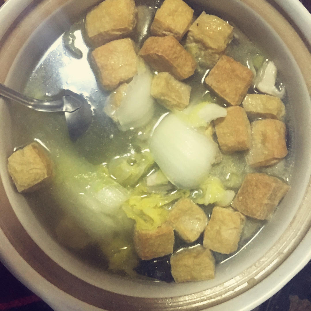 砂锅白菜豆腐煲