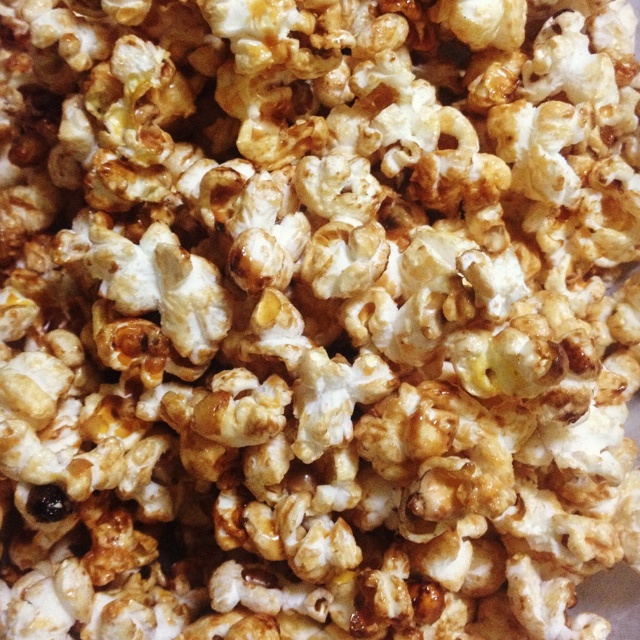 焦糖爆米花