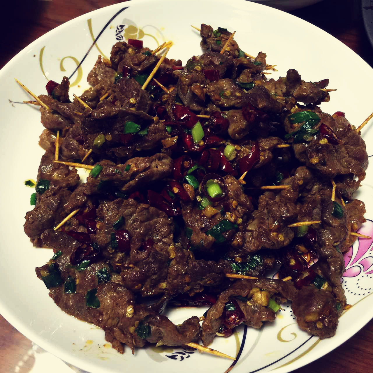 牙签牛肉 道地湖南味