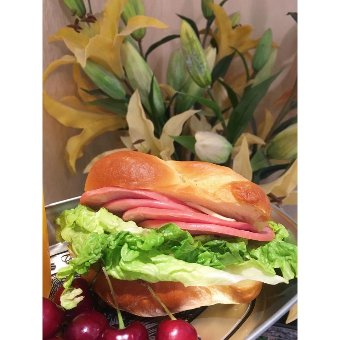 火腿芝士蛋三文治