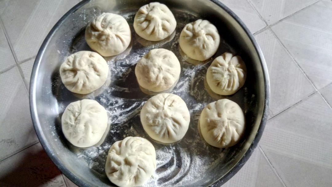 手工包子（肚脐包）