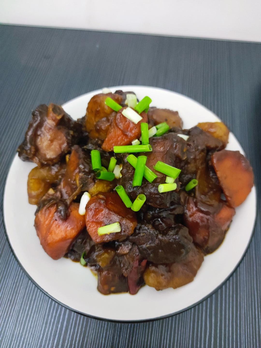 🔥巨好吃的红烧排骨炖土豆❗️懒人版轻松做拿手菜