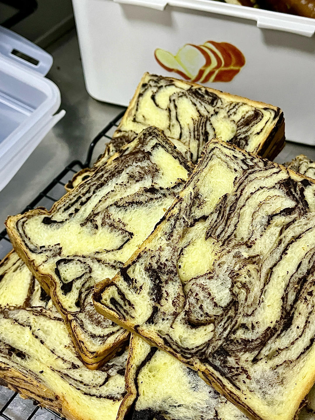 🍫浓郁巧克力吐司🍫
—复刻版爸爸糖吐司面包