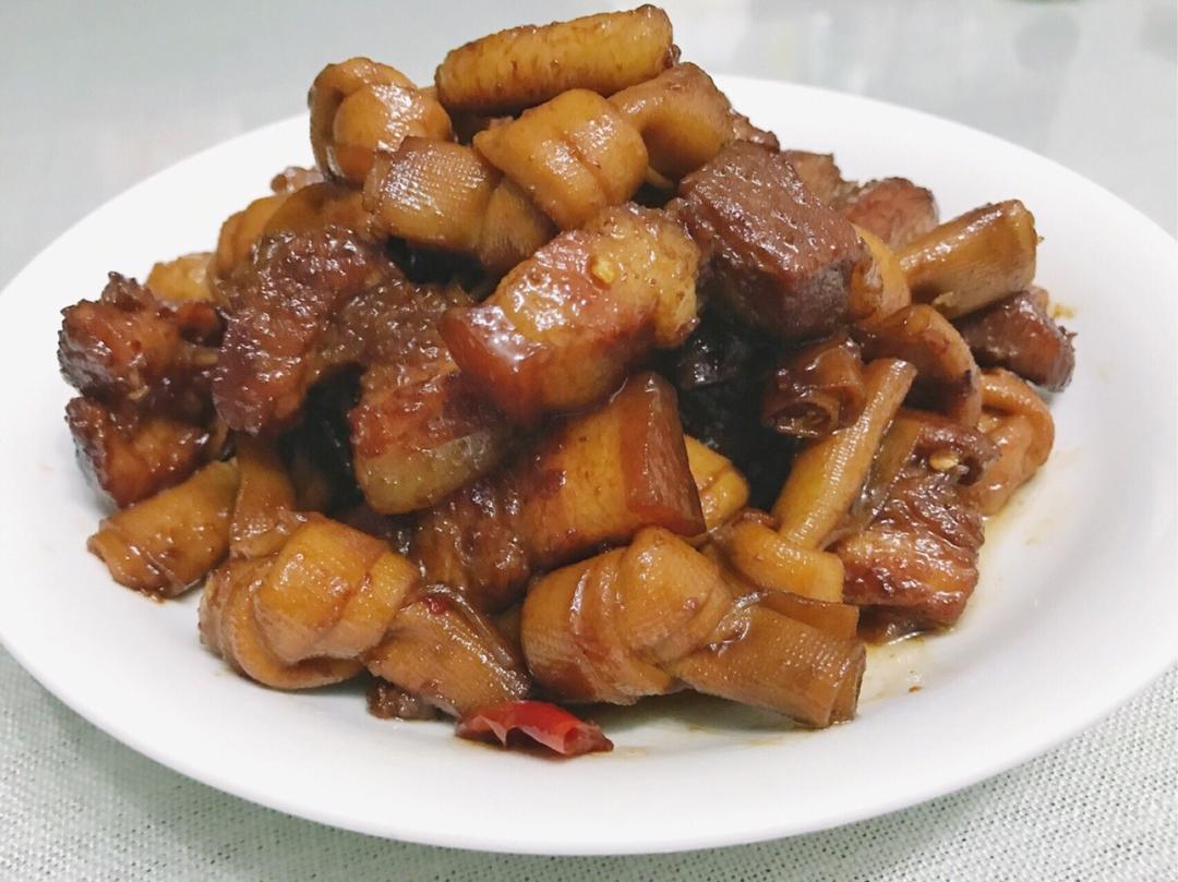 百叶结烧肉