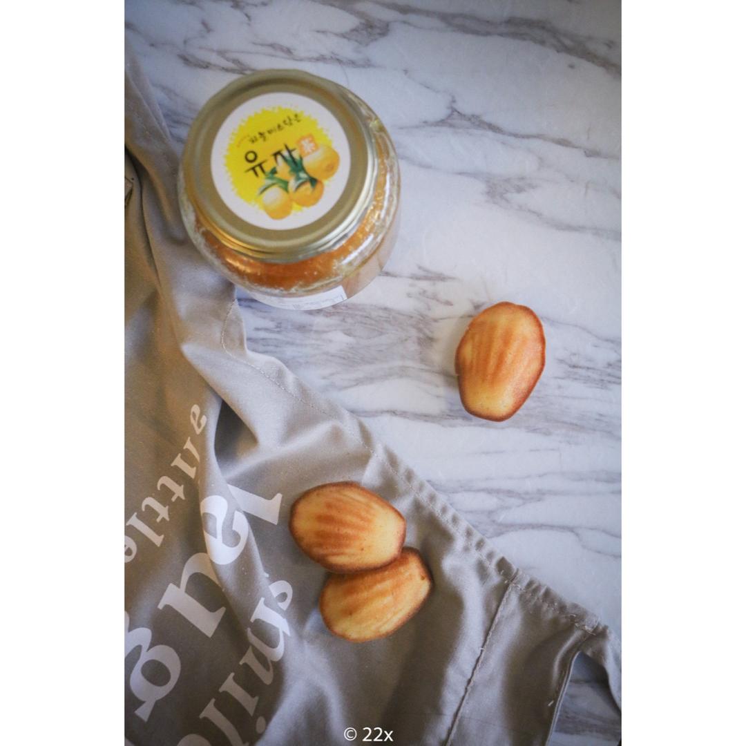 【夏日无负担系列】 蜂蜜柚子茶轻玛德琳