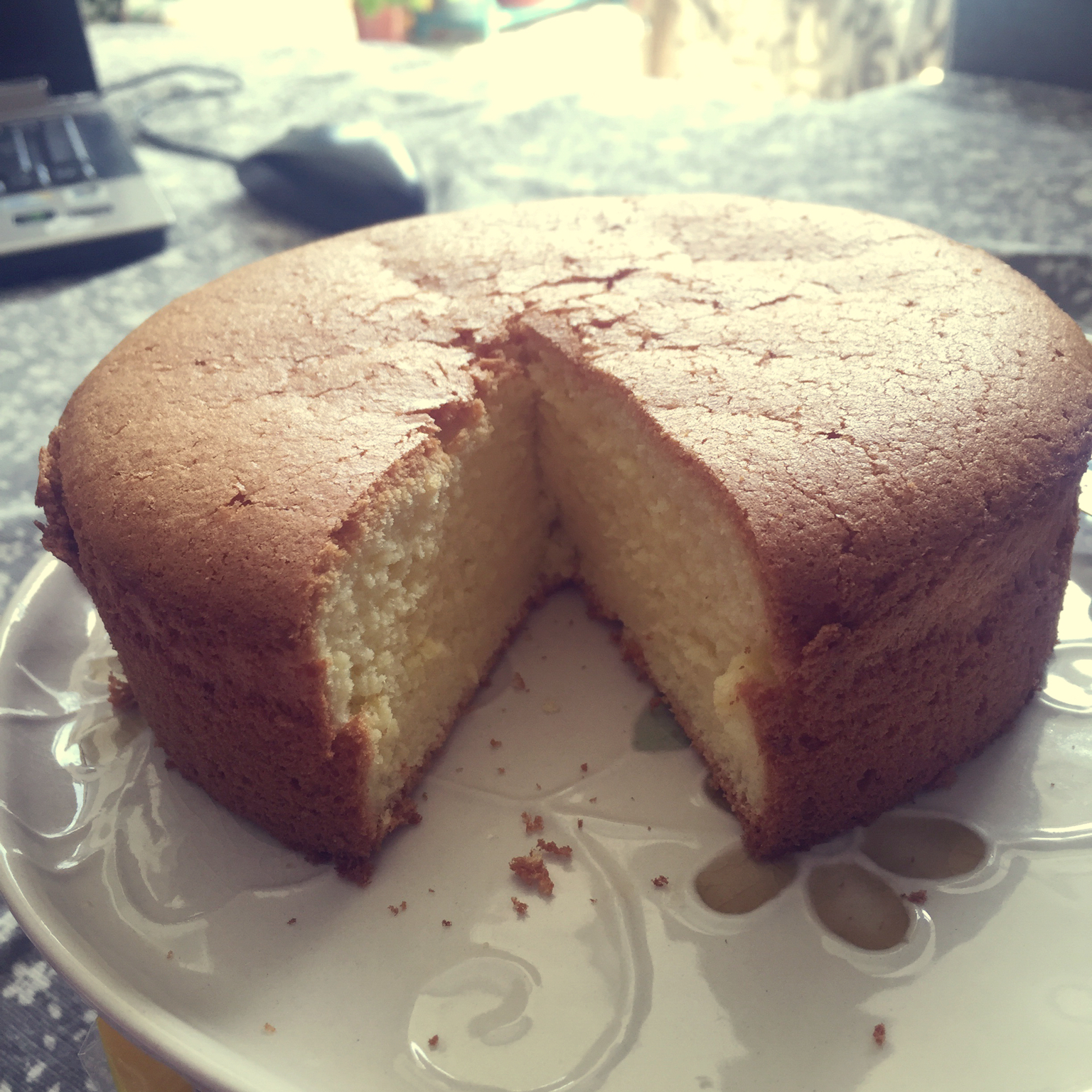 6寸原味戚风蛋糕