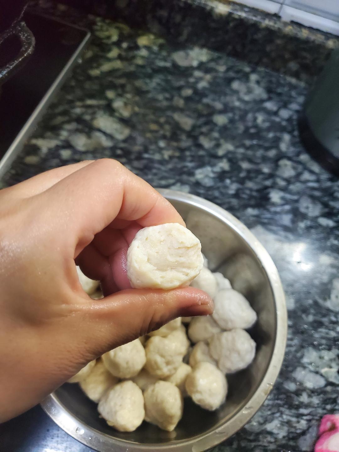 鸡胸肉丸子，超Q弹