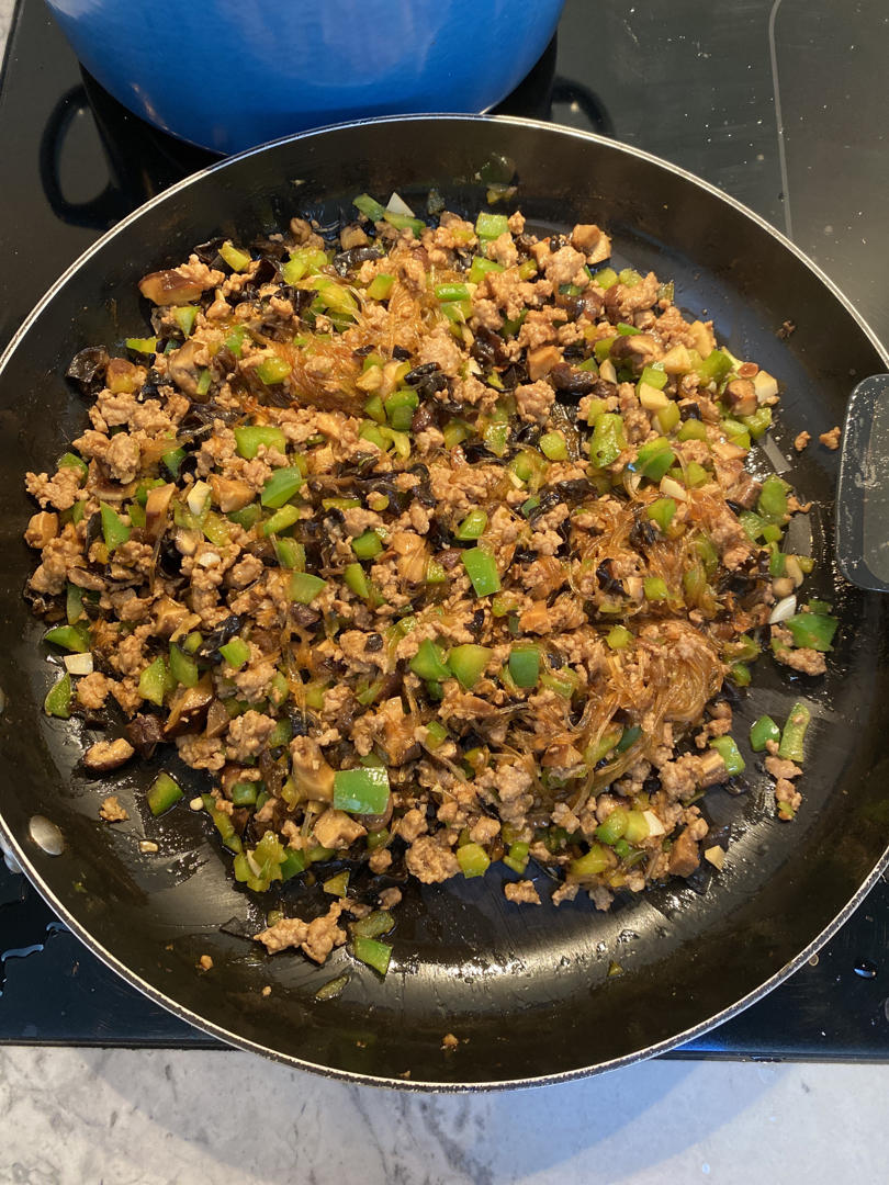 肉末炒粉丝