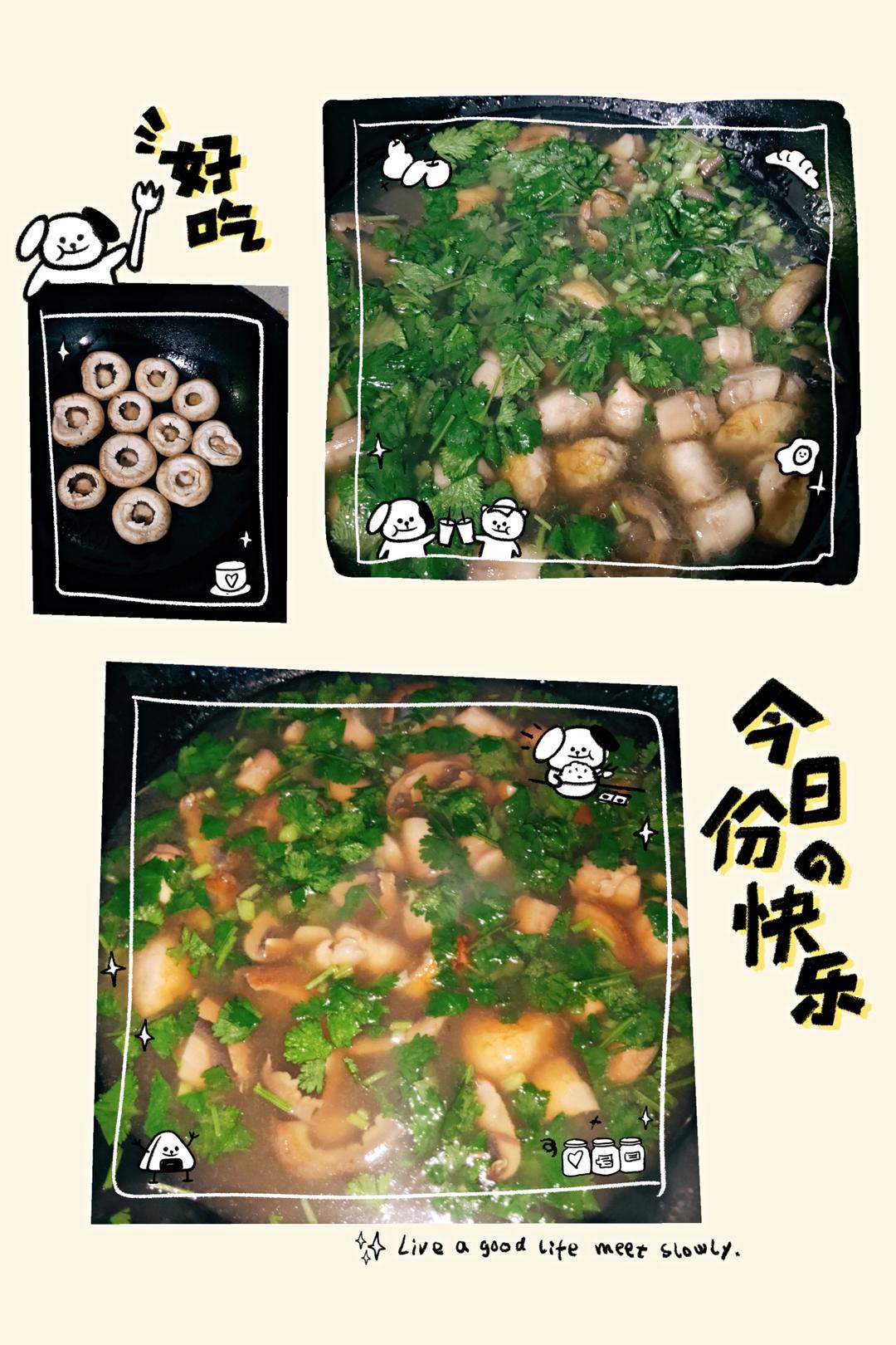 明明是素汤 却鲜得像鸡汤一样的「口蘑汤」