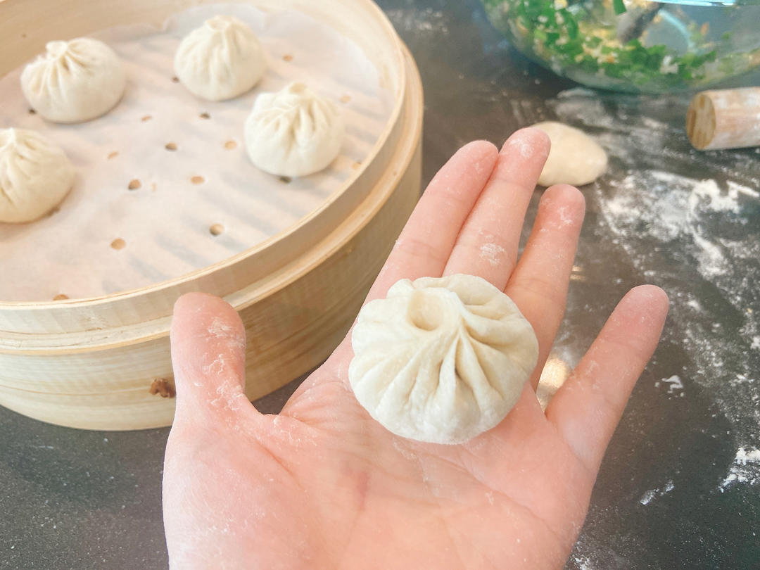 小笼蒸包～零失败的家庭小笼包