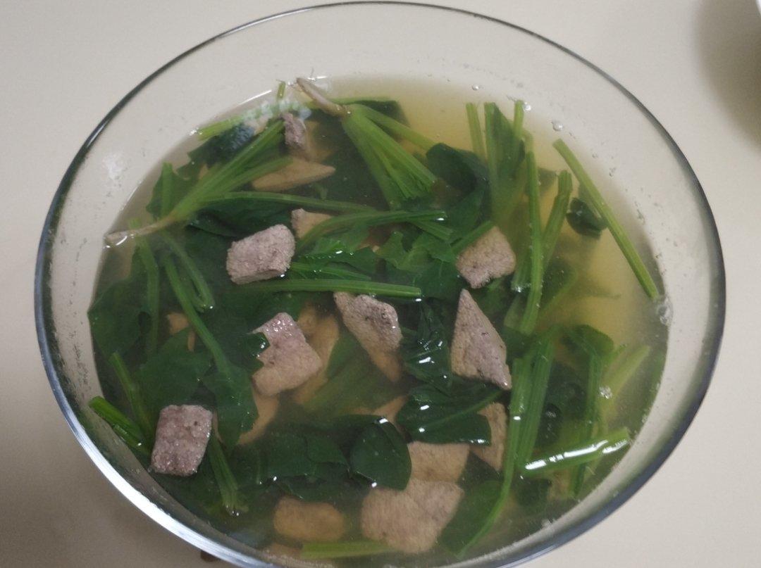 菠菜猪肝汤