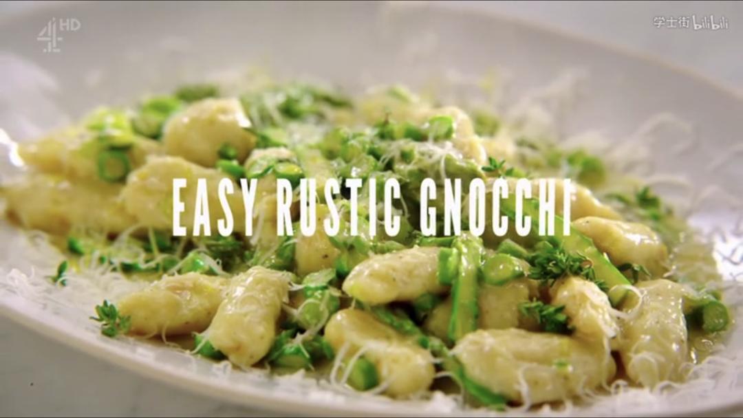 [Jamie Oliver]简易芦笋意式面疙瘩Easy Rustic Gnocchi的做法