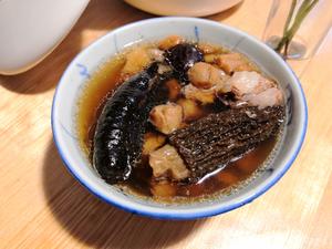 海参羊肚菌排骨汤的做法 步骤10