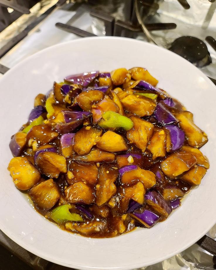 👩‍🍳蒜香烧茄子〈家常菜〉