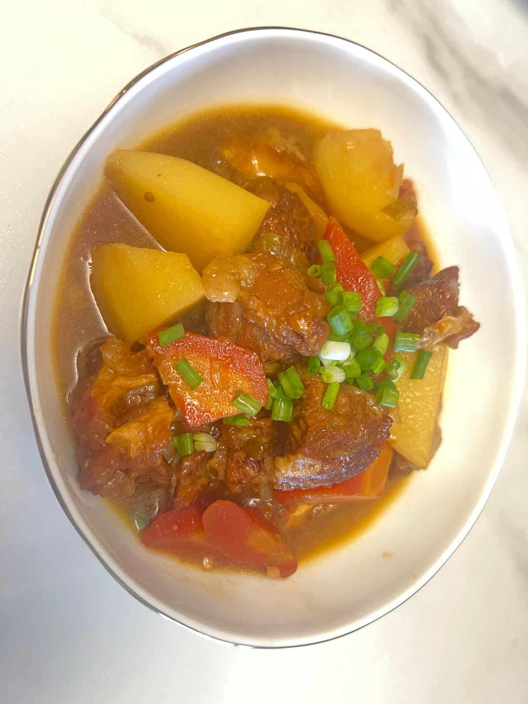 番茄土豆炖牛腩