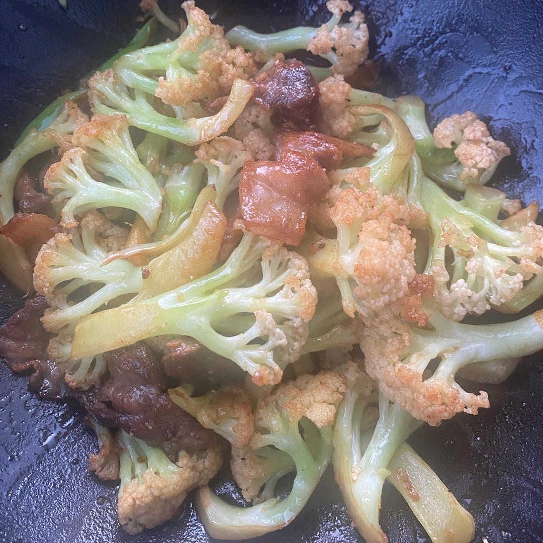 不好吃你来打我的干锅有机花菜