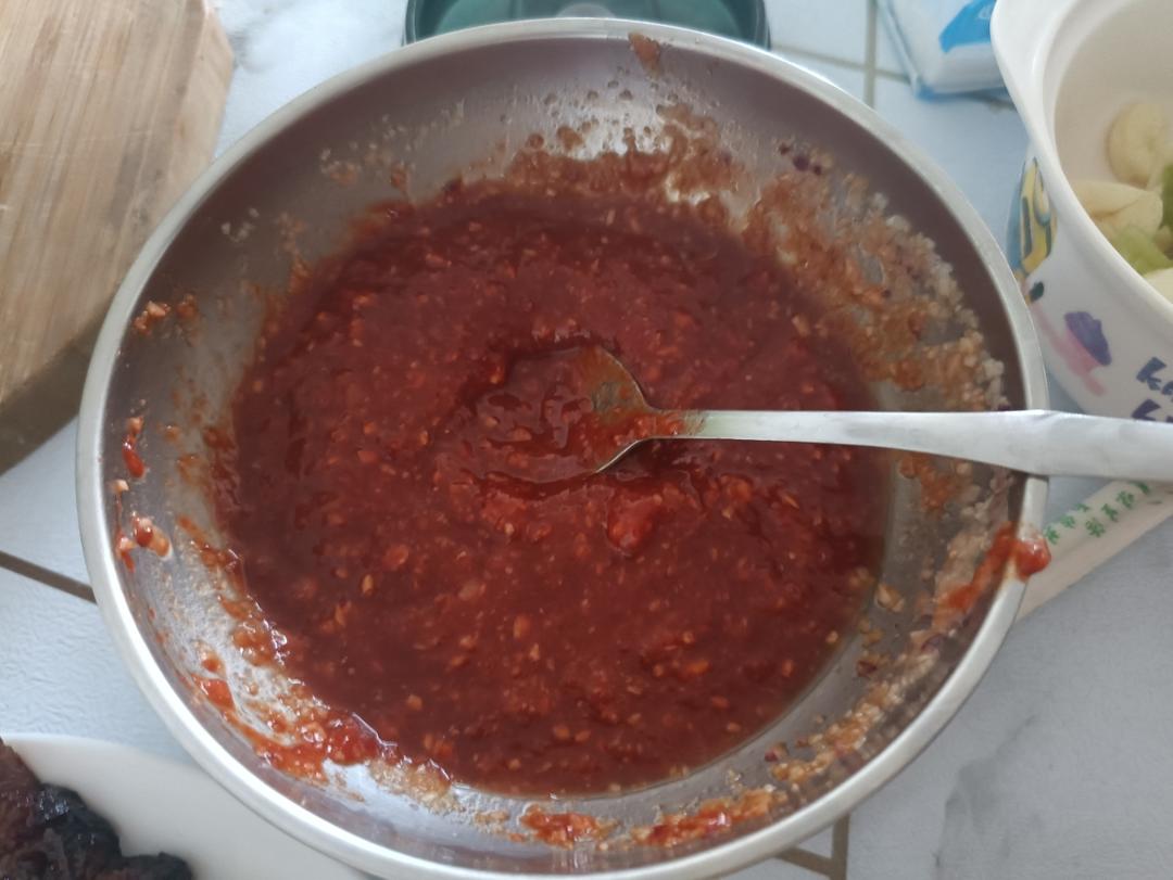 不开火超简单的韩式烤肉蘸酱
