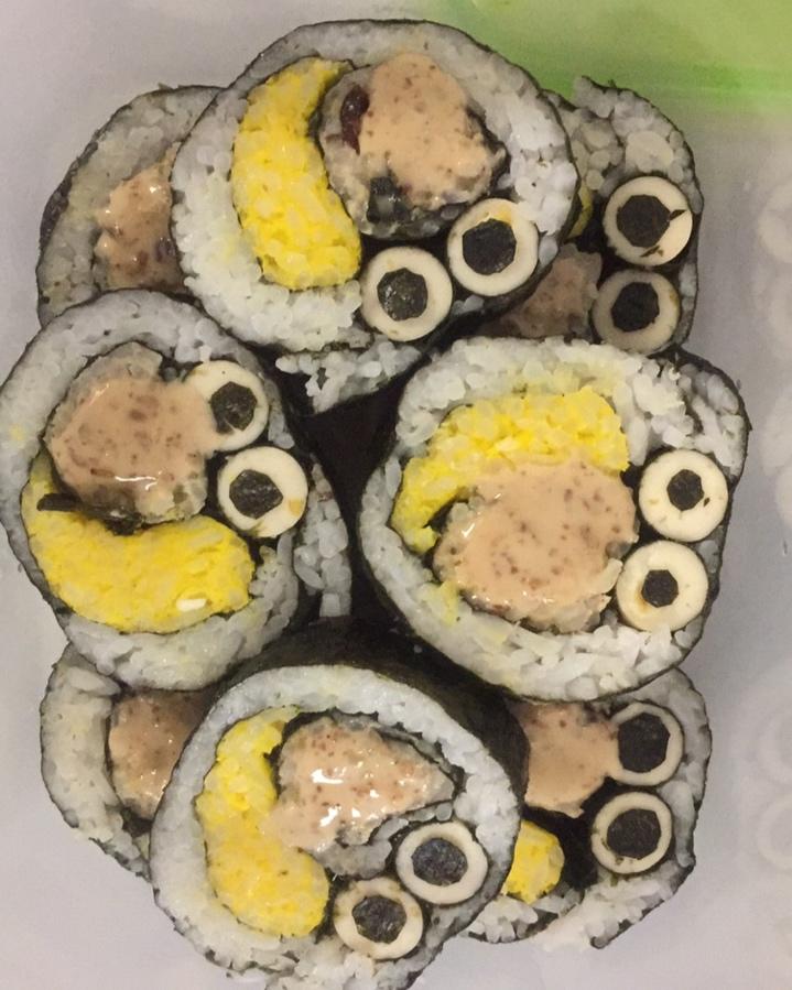 蜗牛花样寿司