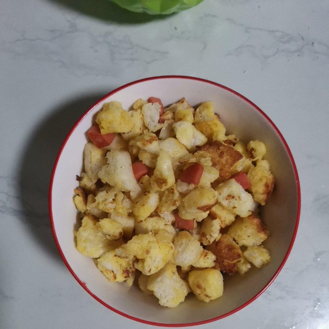 蛋炒馍花