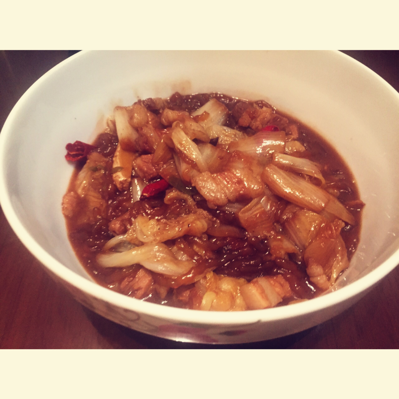 白菜炖粉条