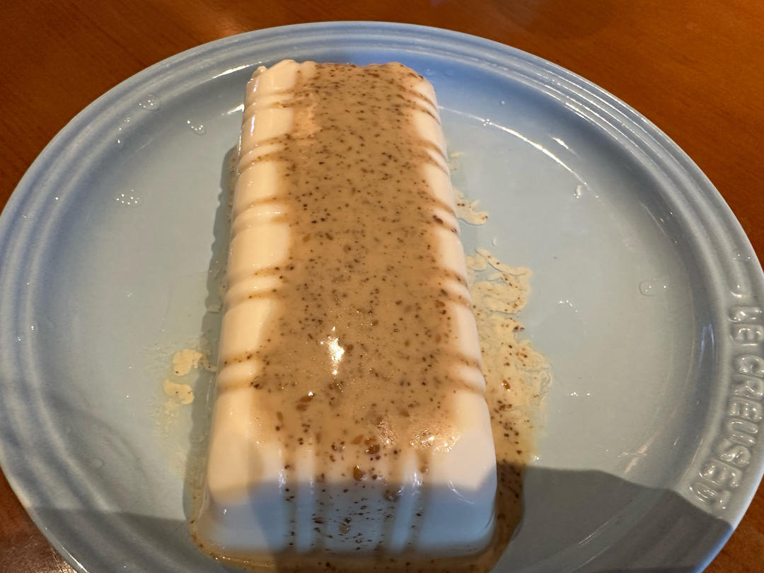 日式芝麻酱豆腐(10秒快手菜)的做法