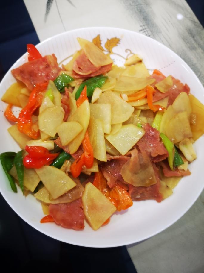 黑椒培根土豆片