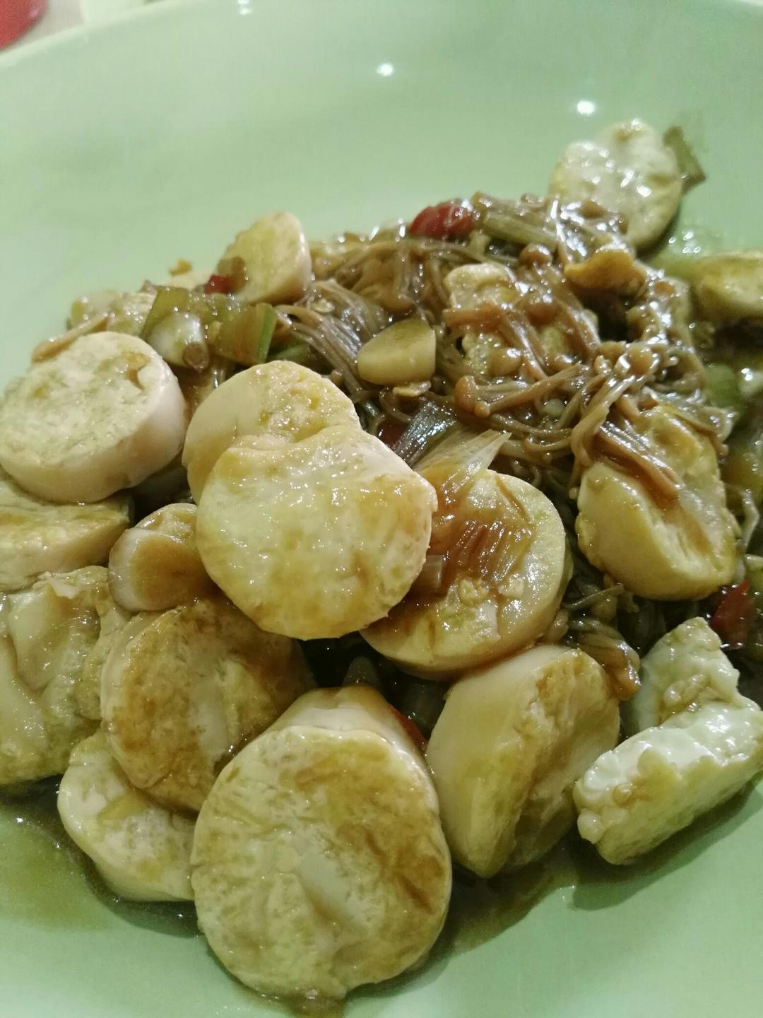 超级下饭菜--金针菇日本豆腐
