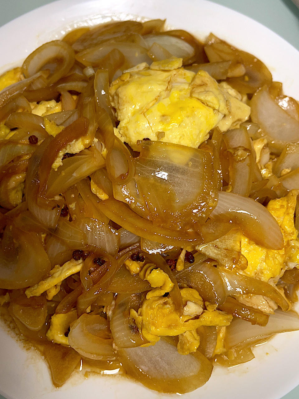 洋葱炒鸡蛋
