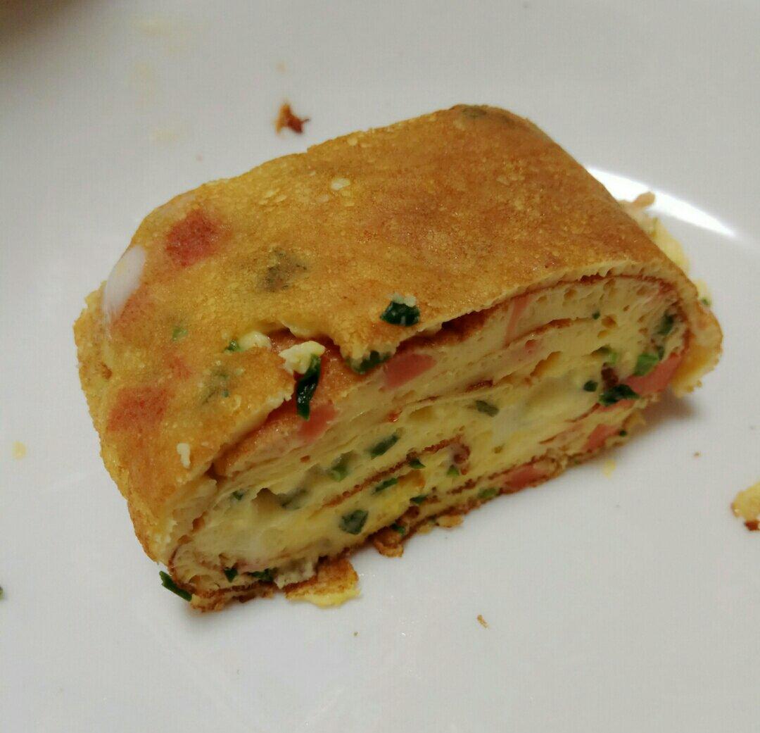 香肠芝士葱蛋烧