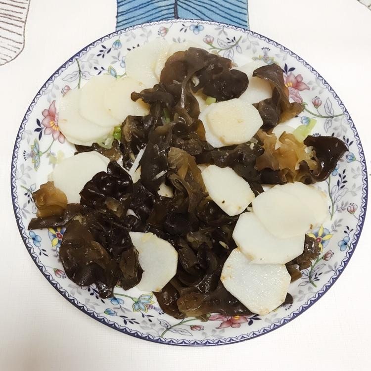 清炒山药木耳