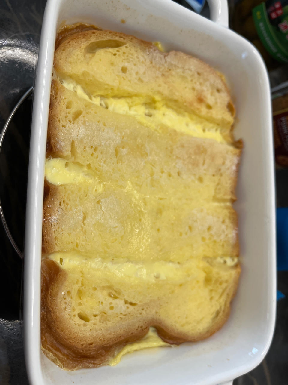 超简单的法式牛奶吐司布丁早餐