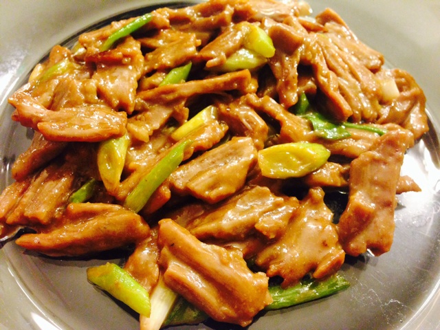 葱爆羊(牛)肉