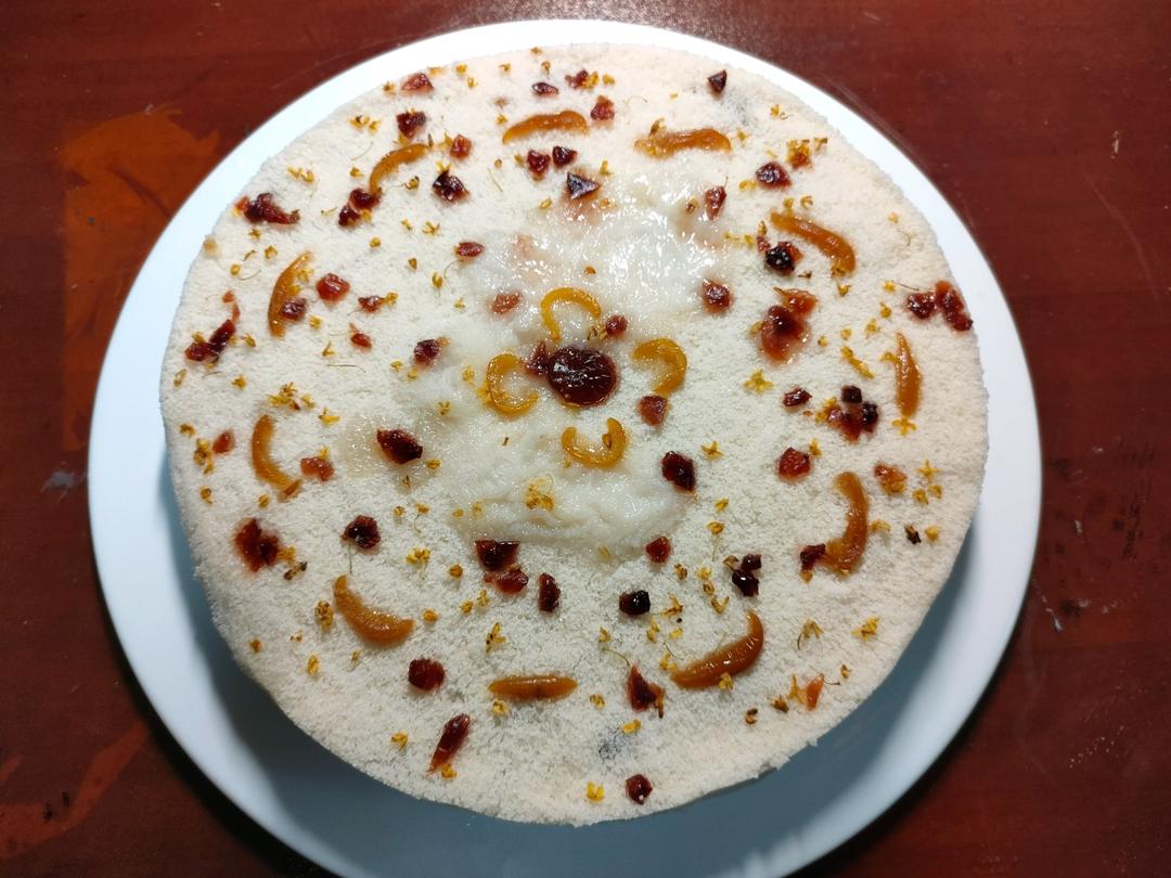 用户885351yr做的米糕做出的高度从红豆米糕到福字米糕