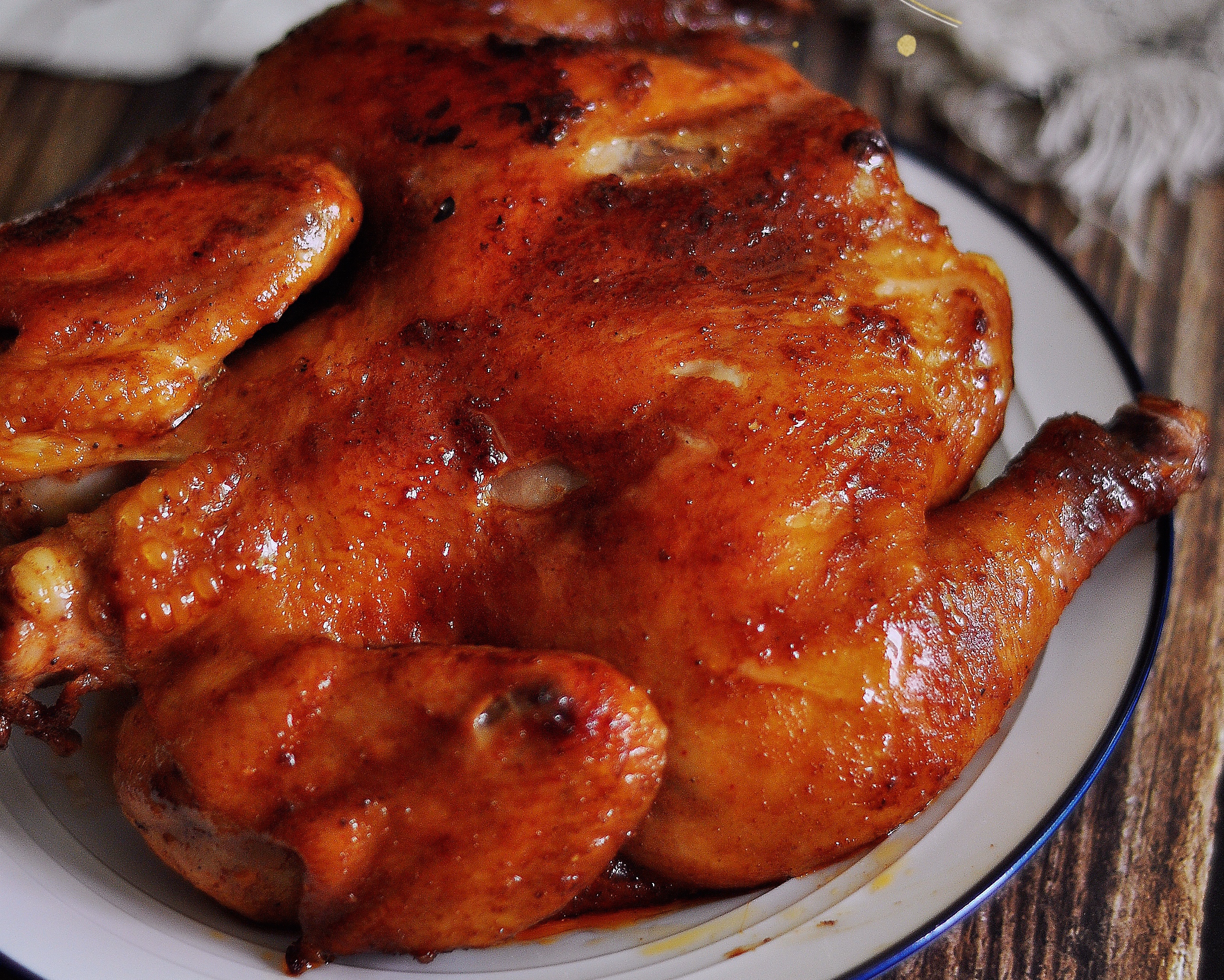 超简单却超美味的家庭版烤鸡的做法