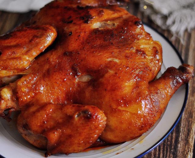 超简单却超美味的家庭版烤鸡的做法