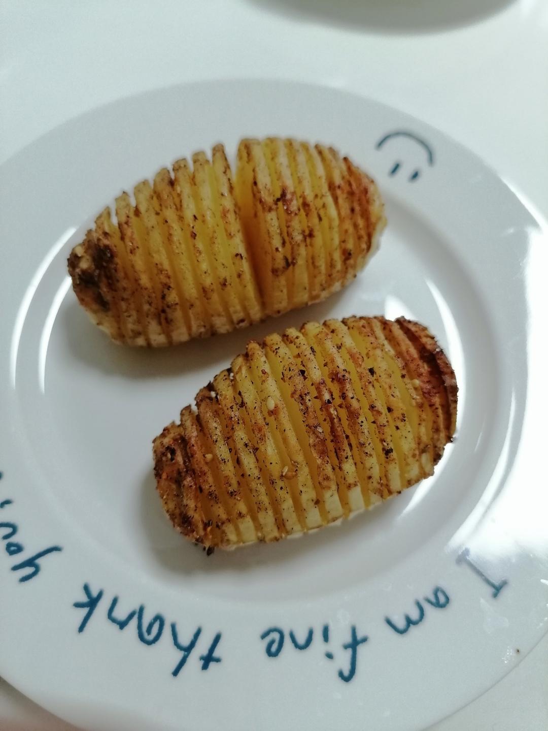 你们千万不要学我这样做‼️风琴土豆好吃停不下来