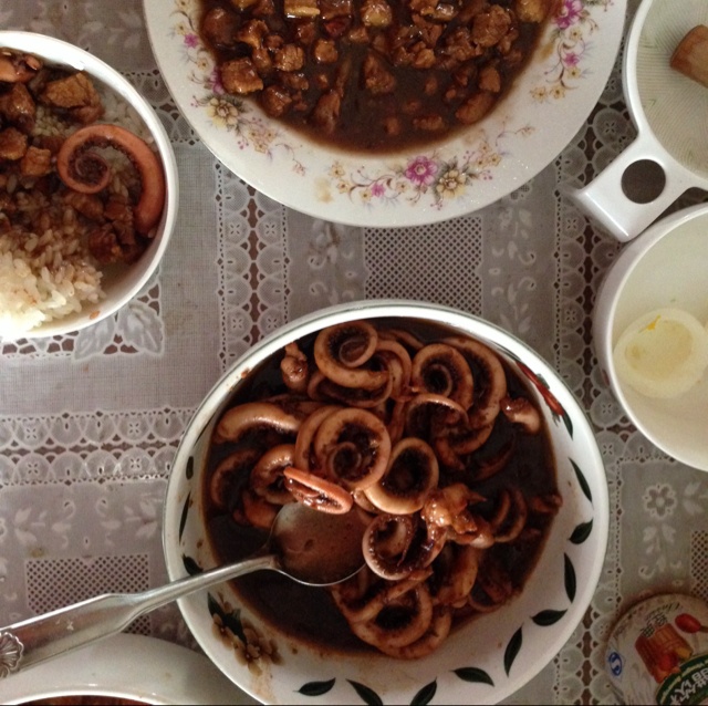 韩式辣酱炒鱿鱼