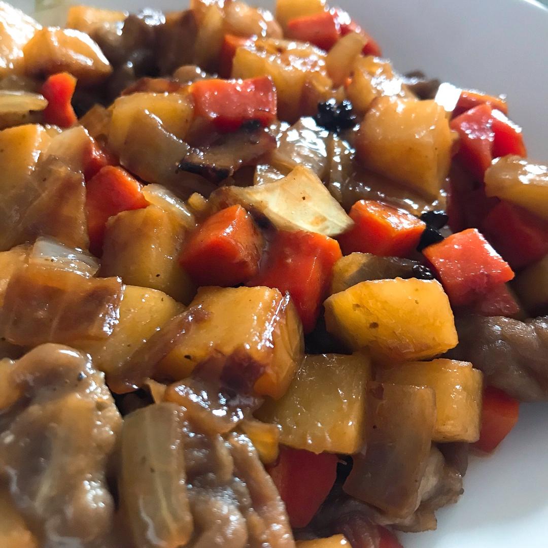 好吃的黑椒肥牛饭