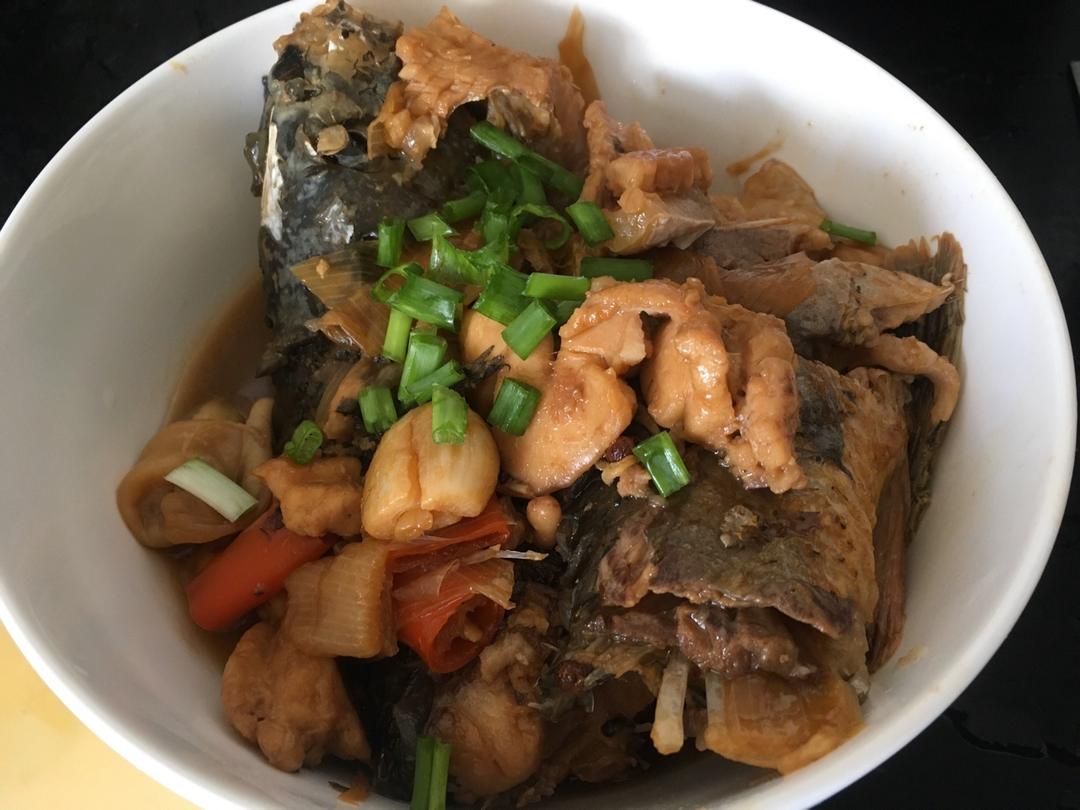 炖比目鱼(偏口鱼)