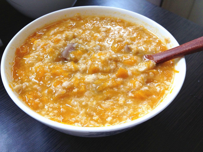 modizhong做的南瓜芋头板栗山药大米粥