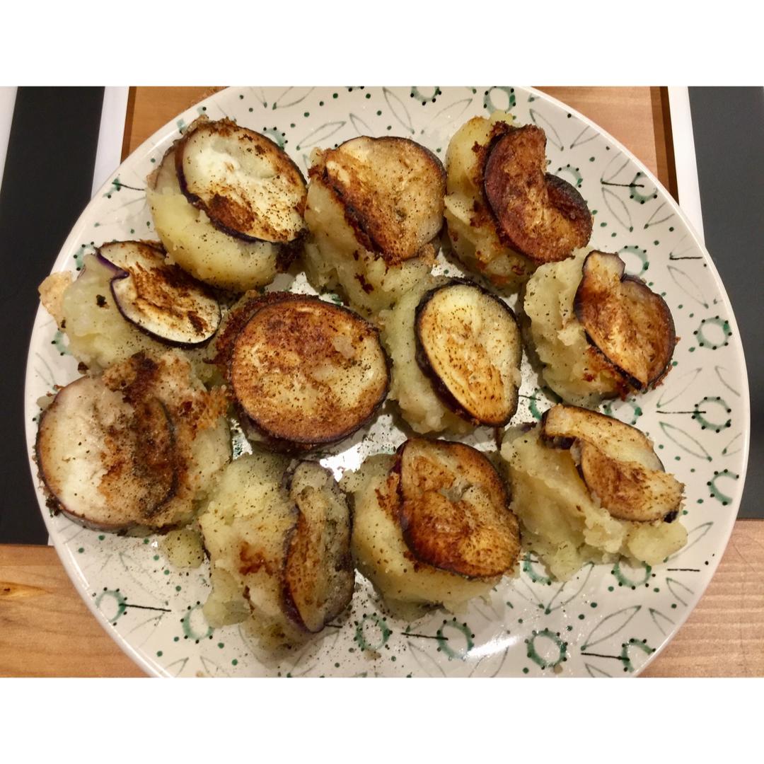 香煎土豆泥茄盒