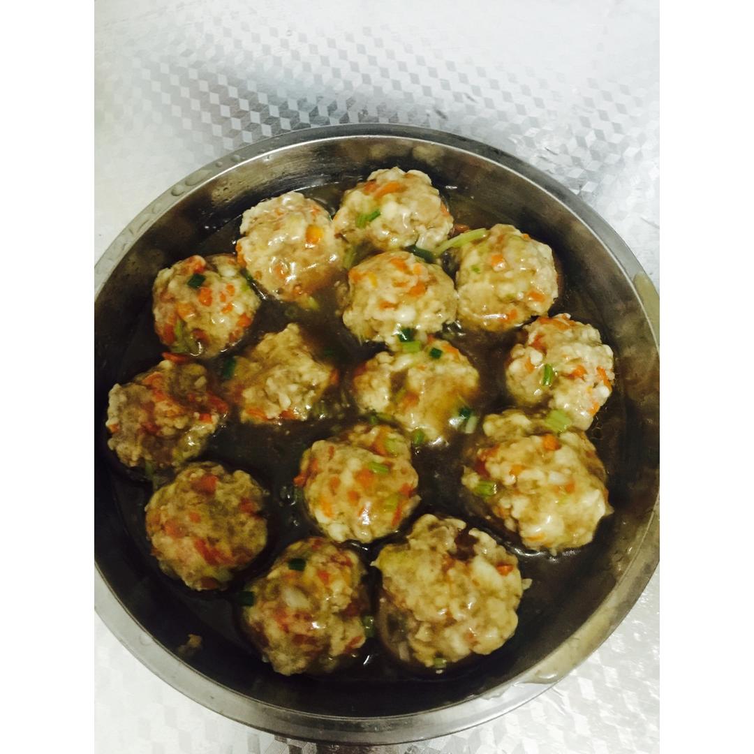 豆腐肉末酿香菇