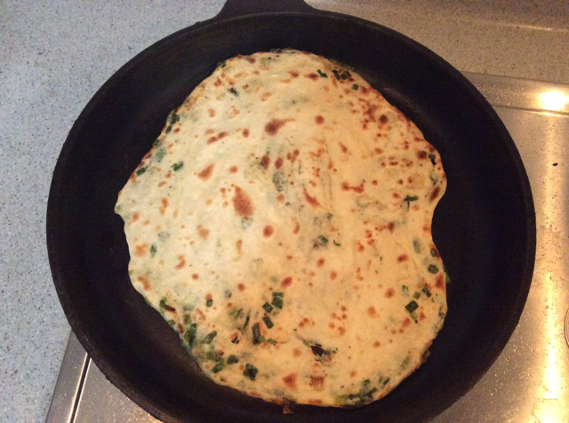 自制葱油饼