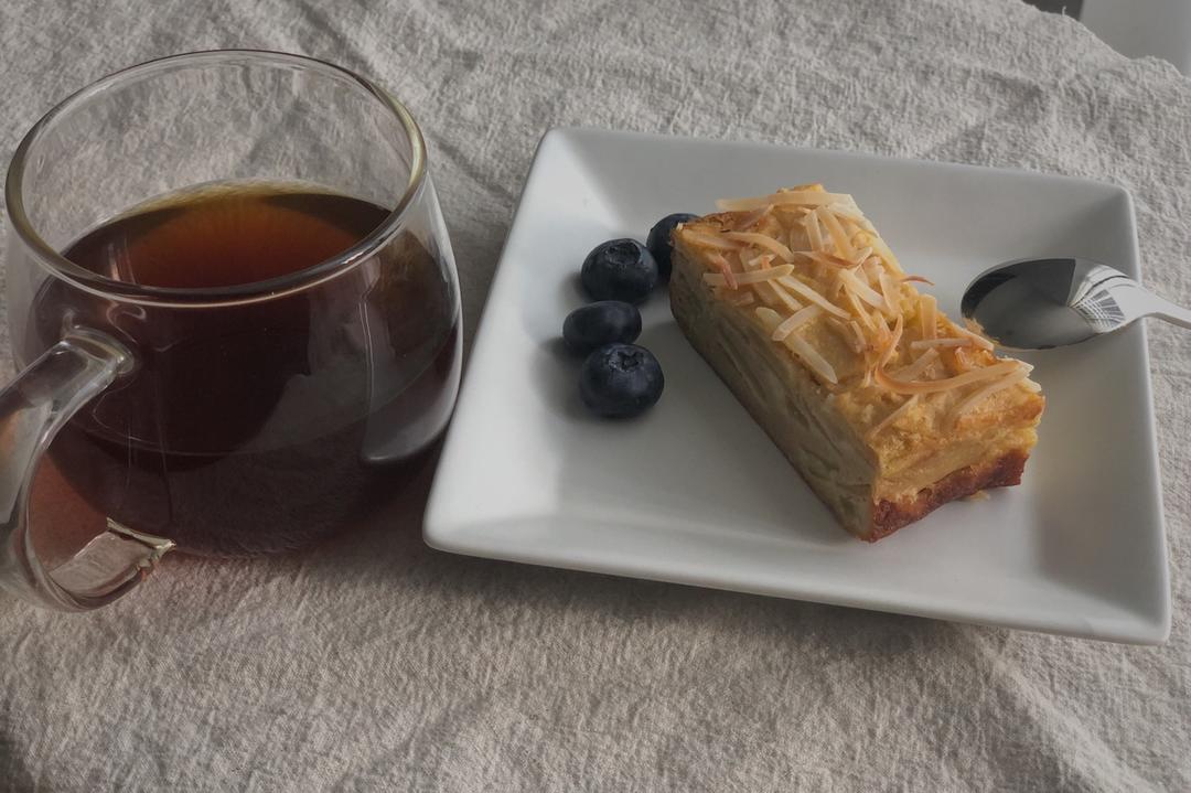 😭好吃到哭泣的苹果隐形蛋糕配焦糖奶油酱